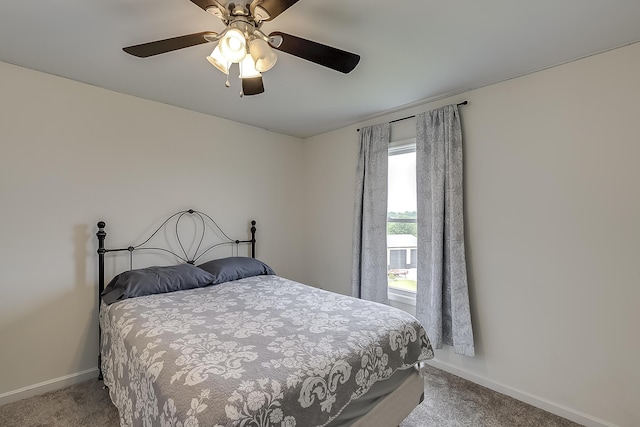 1011 Brown Store Rd, Lawrenceburg, KY 40342 - carpeted bedroom featuring baseboards and ceiling fan