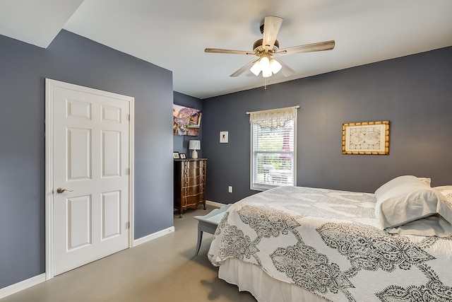 1011 Brown Store Rd, Lawrenceburg, KY 40342 - bedroom with baseboards and a ceiling fan