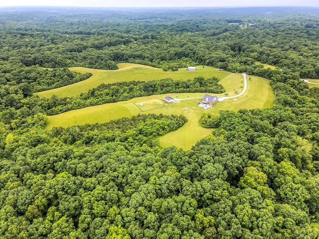 1011 Brown Store Rd, Lawrenceburg, KY 40342 - drone / aerial view of a heavily wooded area