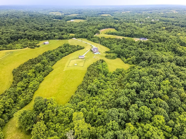 1011 Brown Store Rd, Lawrenceburg, KY 40342 - aerial view of a heavily wooded area