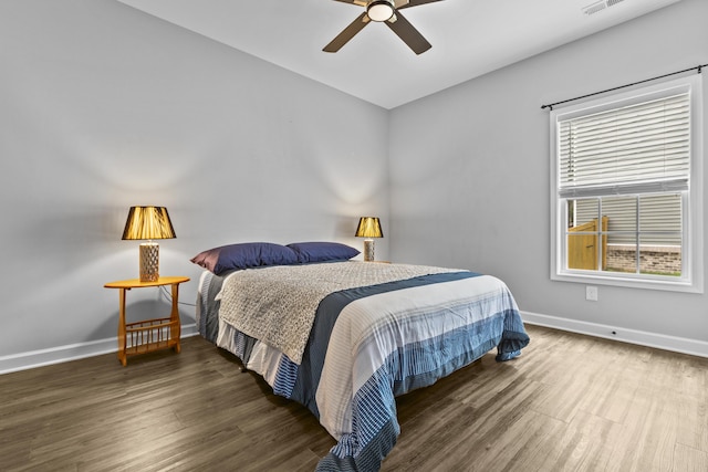 111 Kara Bryn Cv, Georgetown, KY 40324 - bedroom featuring wood finished floors and a ceiling fan