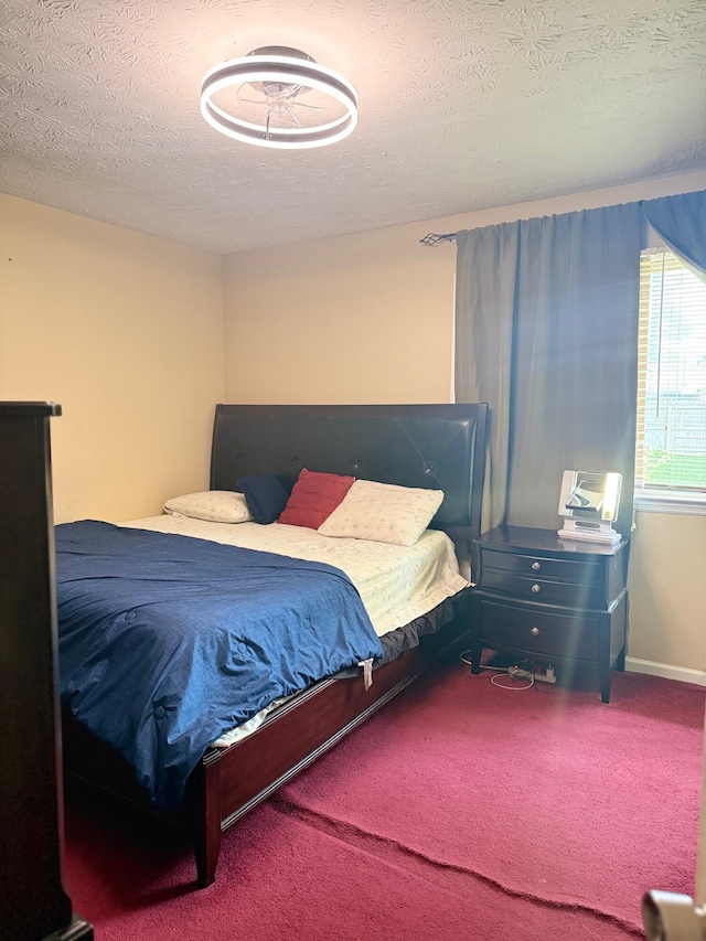 2829 Easthills Dr, Lexington, KY 40517 - bedroom with a textured ceiling and carpet floors