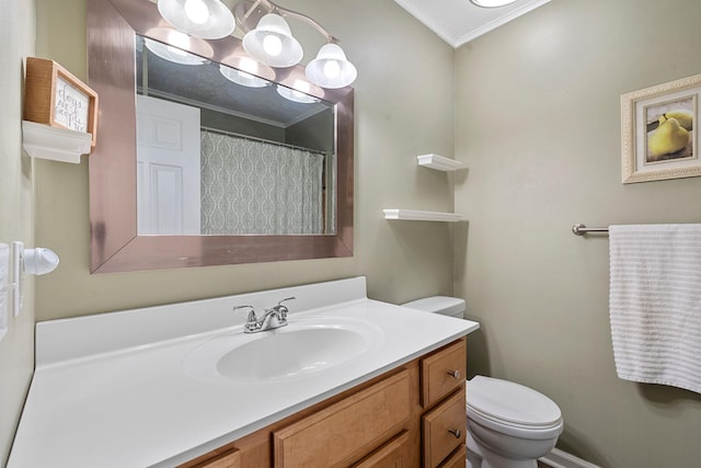 441 Cromwell Way, Lexington, KY 40503 - bathroom featuring vanity and crown molding