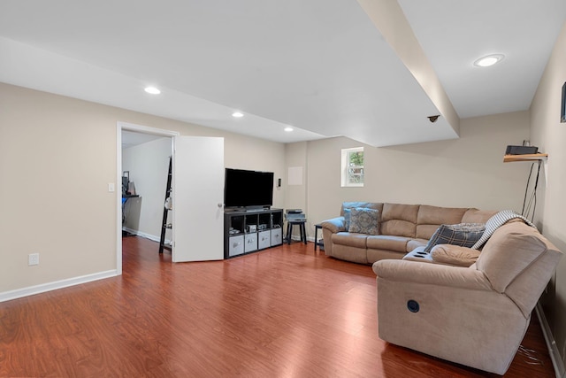 441 Cromwell Way, Lexington, KY 40503 - living area featuring wood finished floors and recessed lighting