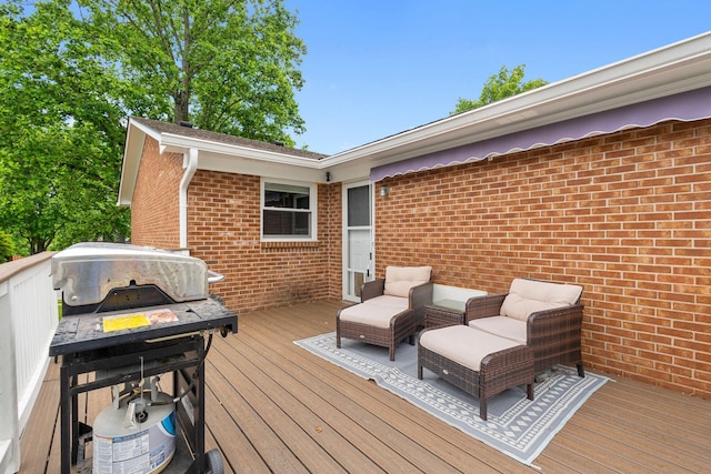 441 Cromwell Way, Lexington, KY 40503 - wooden deck featuring grilling area