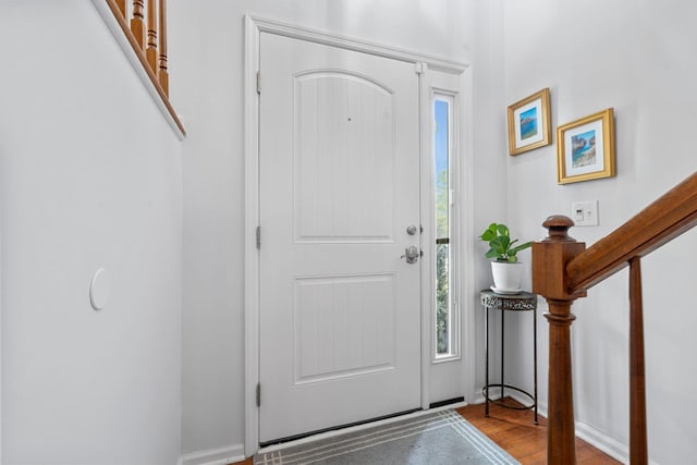441 Cromwell Way, Lexington, KY 40503 - entryway with wood finished floors and stairway