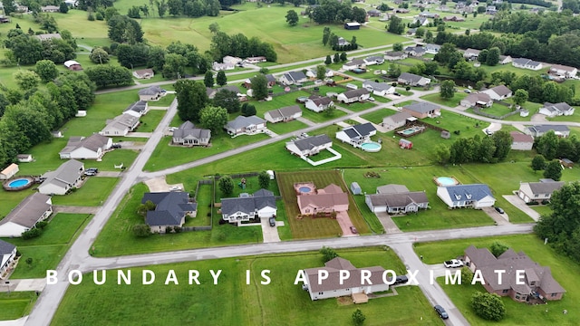51 Stony Brook Dr, Corbin, KY 40701 - aerial view of property and surrounding area with nearby suburban area