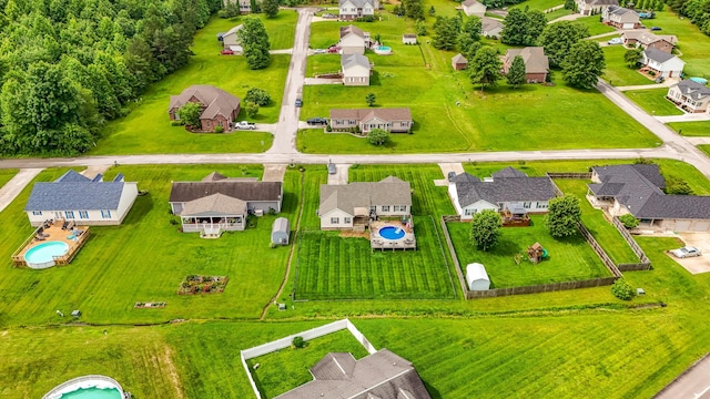 51 Stony Brook Dr, Corbin, KY 40701 - aerial view of residential area featuring a pool area