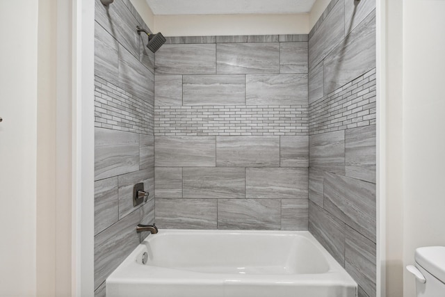 117 S Cumberland St, Berea, KY 40403 - bathroom with toilet and shower / bathtub combination