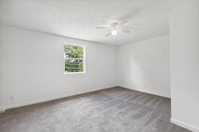 117 S Cumberland St, Berea, KY 40403 - unfurnished room featuring a ceiling fan, carpet floors, and a textured ceiling