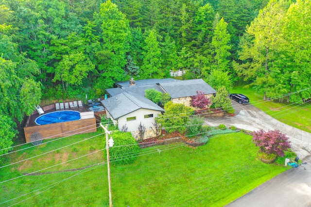 1211 Forest Circle Dr, Corbin, KY 40701 - view from above of property featuring a forest