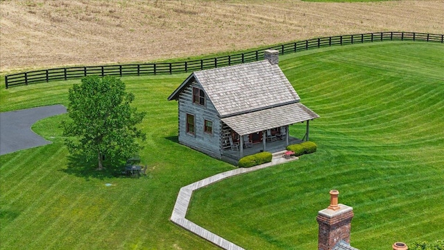 5045 Van Meter Rd, Winchester, KY 40391 - aerial view of property and surrounding area