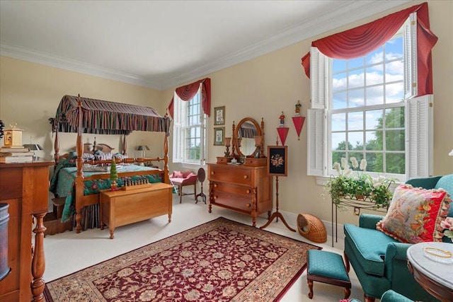 5045 Van Meter Rd, Winchester, KY 40391 - bedroom featuring crown molding