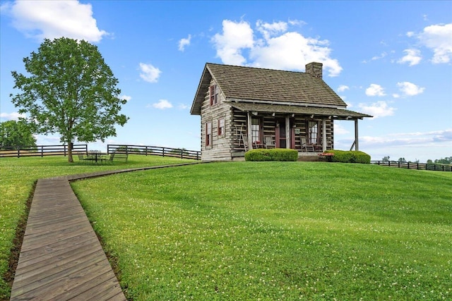 5045 Van Meter Rd, Winchester, KY 40391 - rear view of house featuring a chimney