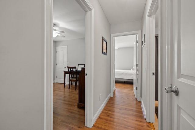 165 Rolling Meadows Dr, Stanford, KY 40484 - hall featuring light wood-style floors and baseboards