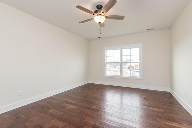 4185 Buttermilk Rd, Lexington, KY 40509 - spare room with ceiling fan and dark wood finished floors