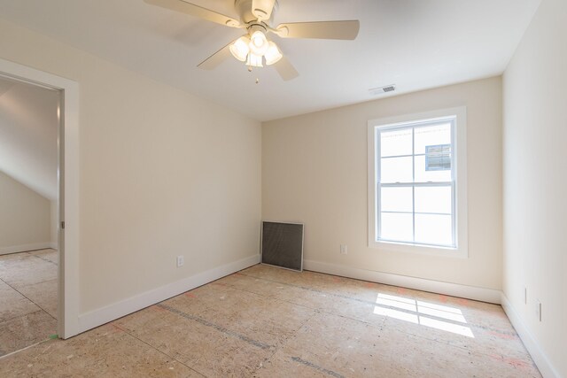 4185 Buttermilk Rd, Lexington, KY 40509 - unfurnished room with a ceiling fan and baseboards