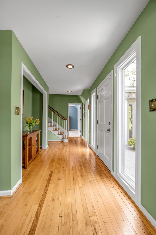 2968 Delong Rd, Lexington, KY 40515 - entrance foyer with stairway and light wood-style flooring