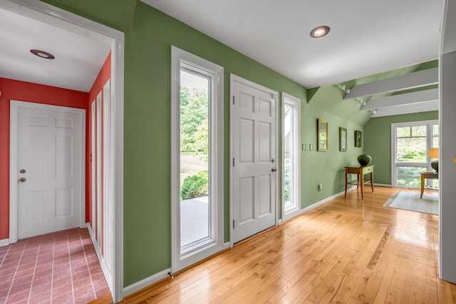 2968 Delong Rd, Lexington, KY 40515 - foyer featuring light wood-style floors and lofted ceiling