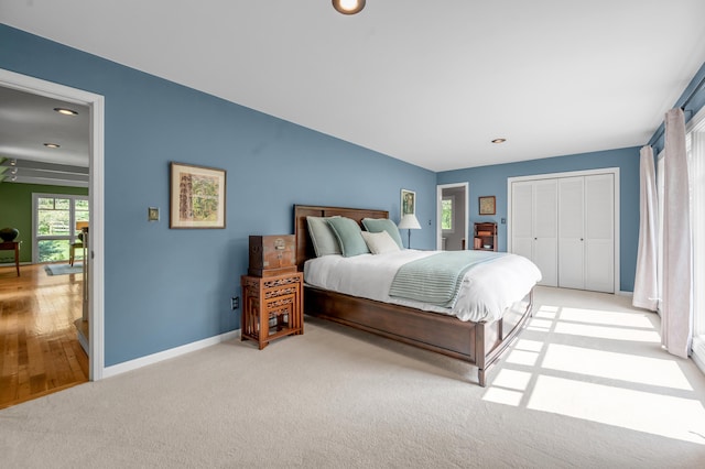 2968 Delong Rd, Lexington, KY 40515 - carpeted bedroom featuring recessed lighting and a closet