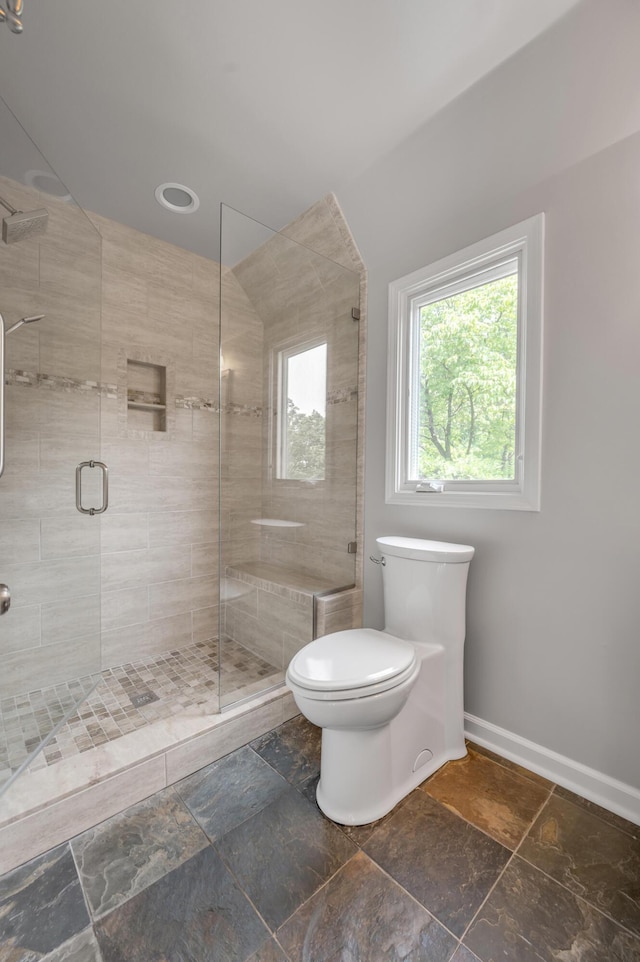 2968 Delong Rd, Lexington, KY 40515 - full bathroom featuring toilet and a stall shower