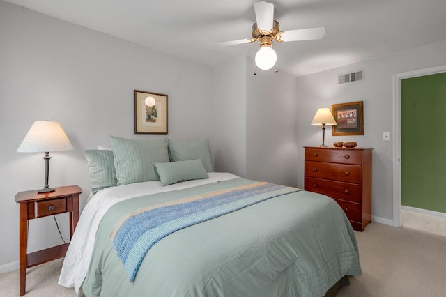 2968 Delong Rd, Lexington, KY 40515 - bedroom featuring light carpet and ceiling fan