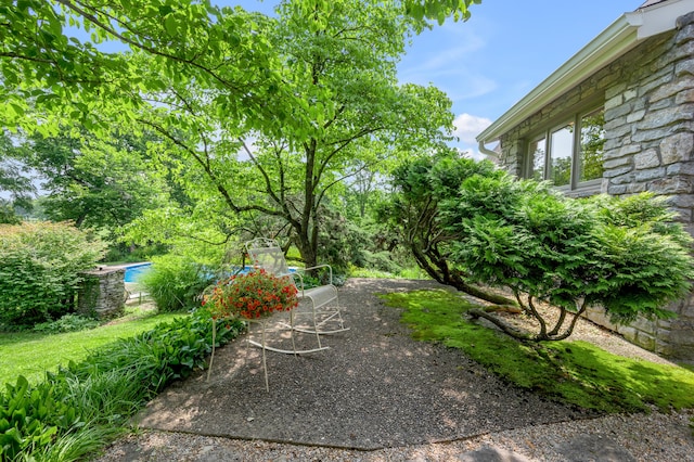 2968 Delong Rd, Lexington, KY 40515 - view of yard with a swimming pool and a patio