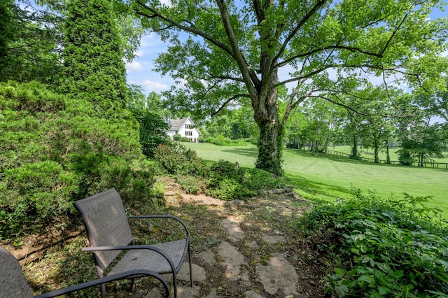 2968 Delong Rd, Lexington, KY 40515 - view of grassy yard featuring view of wooded area