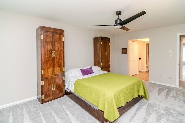 395 Redding Rd Unit 30, Lexington, KY 40517 - carpeted bedroom featuring ceiling fan, ensuite bathroom, and a closet