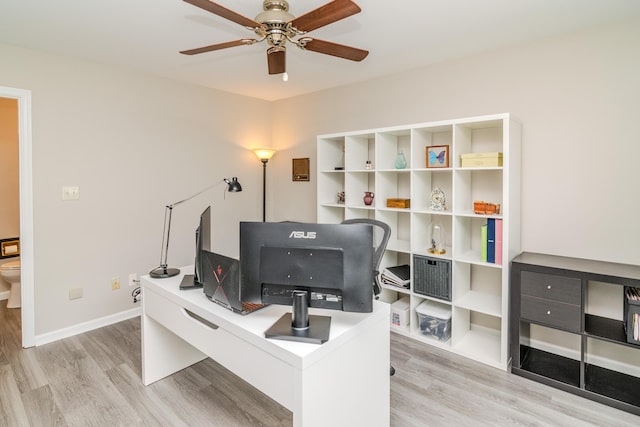 395 Redding Rd Unit 30, Lexington, KY 40517 - office space featuring ceiling fan and light wood finished floors