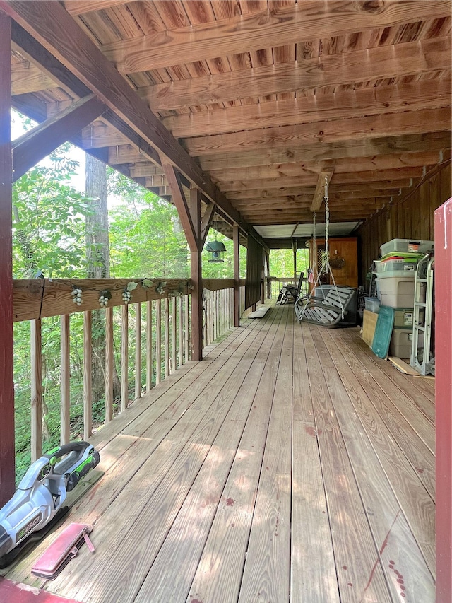 250 Hilltop Ests, Morehead, KY 40351 - view of wooden deck