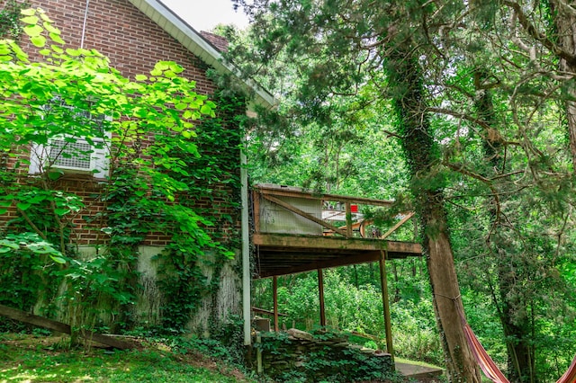 1181 Tracy Rd, Lawrenceburg, KY 40342 - view of property exterior featuring brick siding and a deck