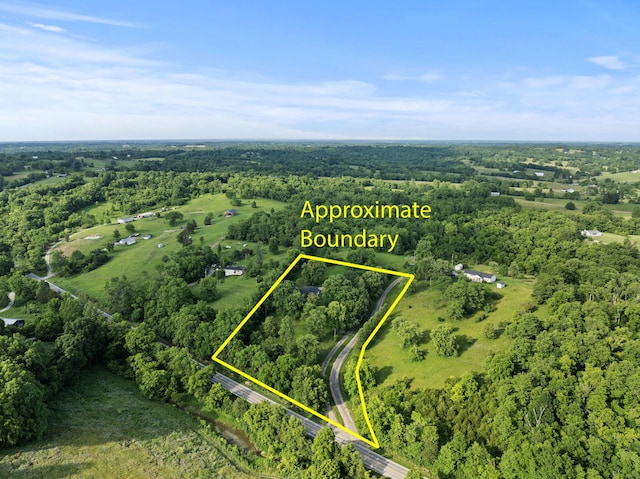 4822 US Highway 27 N, Cynthiana, KY 41031 - aerial overview of property's location featuring property boundaries highlighted and a forest