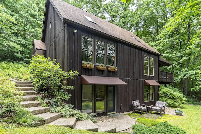 224 Pine Valley Rd, Berea, KY 40403 - rear view of house with roof with shingles