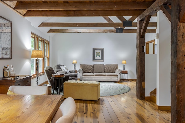 224 Pine Valley Rd, Berea, KY 40403 - living area with baseboards and hardwood / wood-style flooring