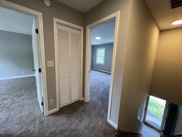 20 Heather Ln, Winchester, KY 40391 - hall with dark carpet and baseboards