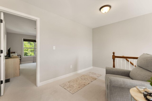 161 Santa Barbara Blvd, Georgetown, KY 40324 - living area featuring light carpet and baseboards