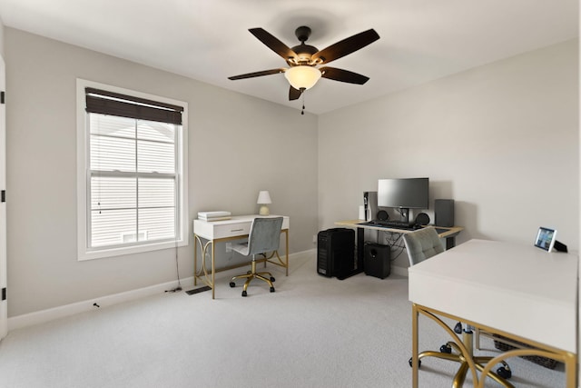 161 Santa Barbara Blvd, Georgetown, KY 40324 - carpeted office featuring ceiling fan and baseboards