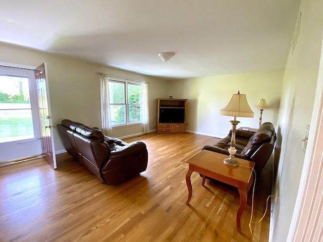 5515 Van Meter Rd, Winchester, KY 40391 - living area with light wood-style flooring and baseboards