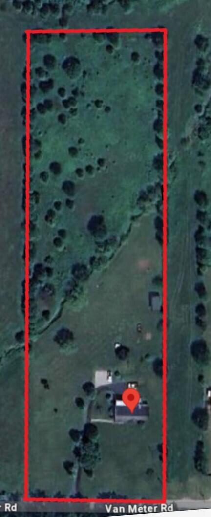5515 Van Meter Rd, Winchester, KY 40391 - map / location with property boundaries highlighted