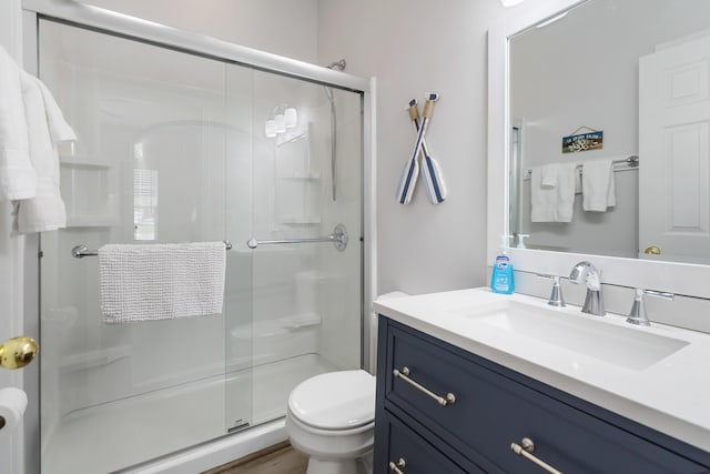 2394 Roberts Bend Rd, Burnside, KY 42519 - bathroom featuring vanity and a shower stall