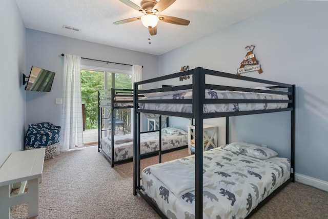 2394 Roberts Bend Rd, Burnside, KY 42519 - bedroom featuring carpet and a ceiling fan
