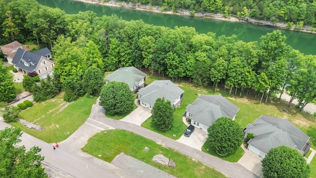 2394 Roberts Bend Rd, Burnside, KY 42519 - aerial perspective of suburban area featuring a nearby body of water