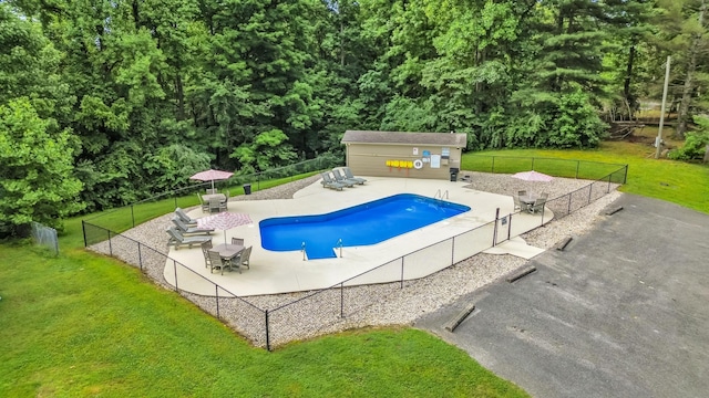 2394 Roberts Bend Rd, Burnside, KY 42519 - view of pool with a patio area and an outdoor structure
