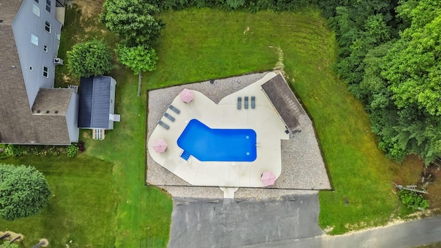 2394 Roberts Bend Rd, Burnside, KY 42519 - aerial view of property and surrounding area with a pool area
