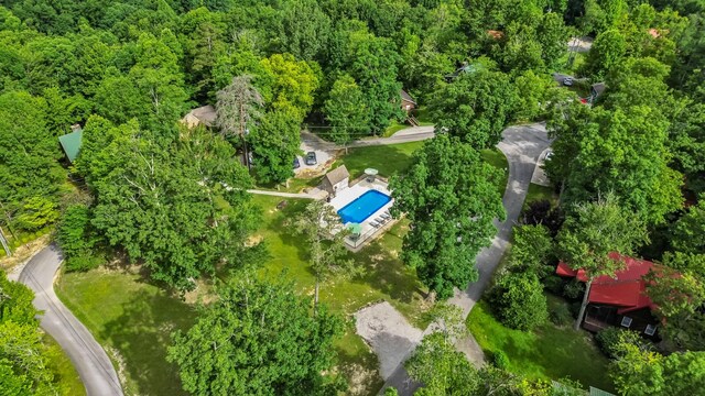 2394 Roberts Bend Rd, Burnside, KY 42519 - aerial view of a pool area