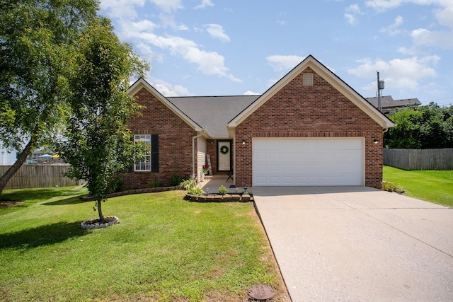 120 Eric Ct, Nicholasville, KY 40356 - traditional-style house featuring an attached garage, brick siding, and concrete driveway