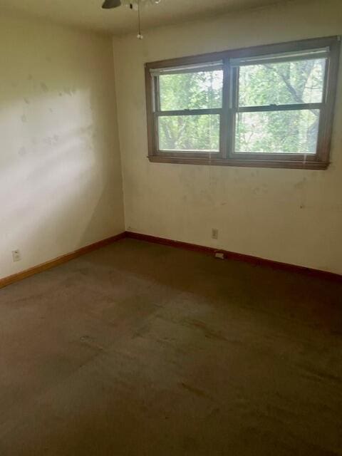406 Forrest Dr, Lawrenceburg, KY 40342 - empty room featuring baseboards and ceiling fan