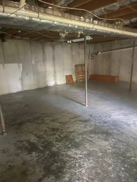 406 Forrest Dr, Lawrenceburg, KY 40342 - view of unfinished basement