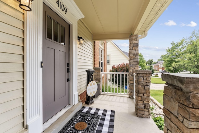 4109 Bridgemont Ln, Lexington, KY 40515 - entrance to property featuring a porch